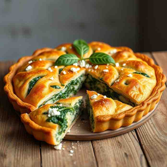 Albanian Byrek Recipe (Spinach & Feta Pie) - Bake Now